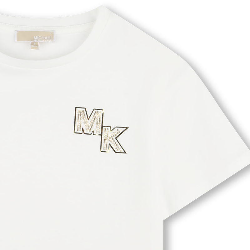 Kurz&auml;rmliges Baumwoll-T-Shirt MICHAEL KORS 
                        GIRL
