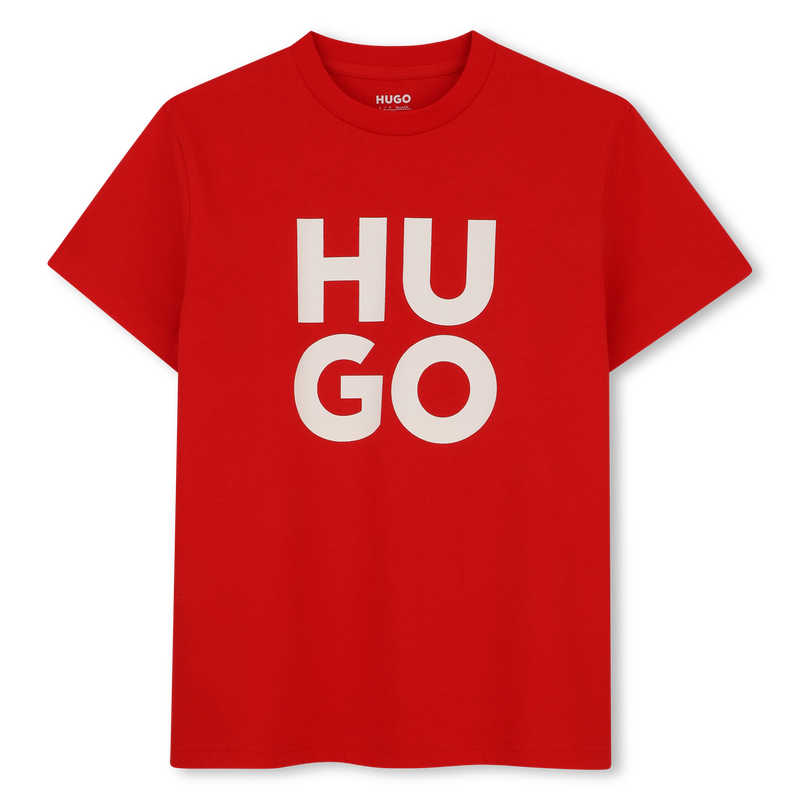 T-Shirt mit kurzen &Auml;rmeln HUGO 
                        JUNGE
