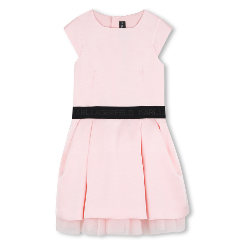 KLEID AUS SATIN KARL LAGERFELD KIDS 
                        GIRL