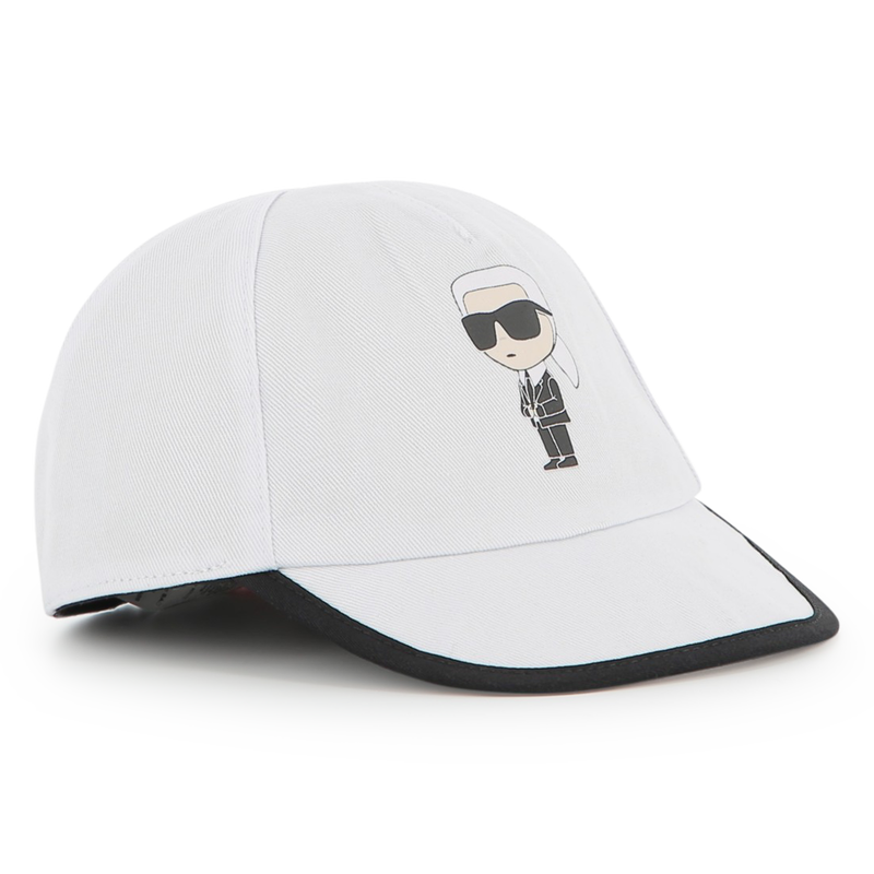 Wendbares Baumwoll-Cap KARL LAGERFELD KIDS 
                        BOY