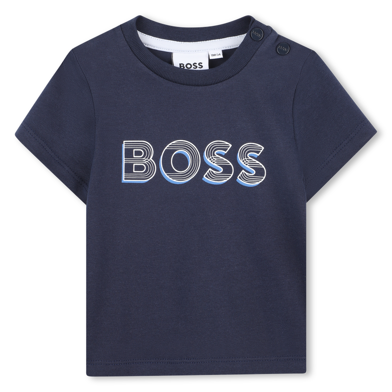 T-Shirt mit gedrucktem Logo BOSS 
                        BOY