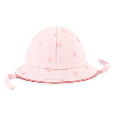 Baumwoll-Hut mit B&auml;ndern BOSS GIRL