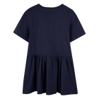 Kleid mit Logo und Volant KENZO KIDS 
                    GIRL