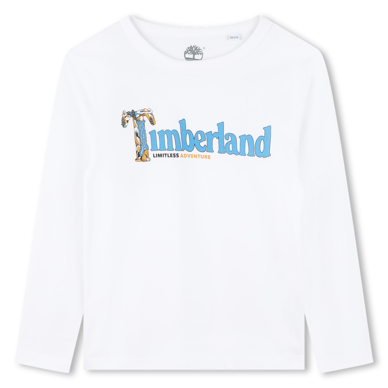 Logo-T-Shirt mit Schriftzug TIMBERLAND 
                        BOY