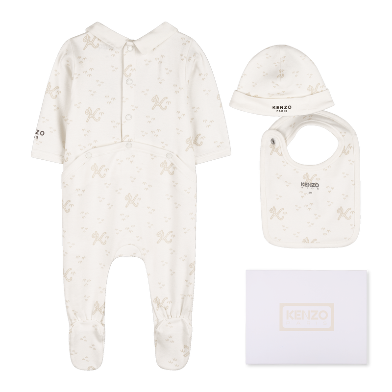 Pyjama-Set mit M&uuml;tze und L&auml;tzchen KENZO KIDS 
                        UNISEX