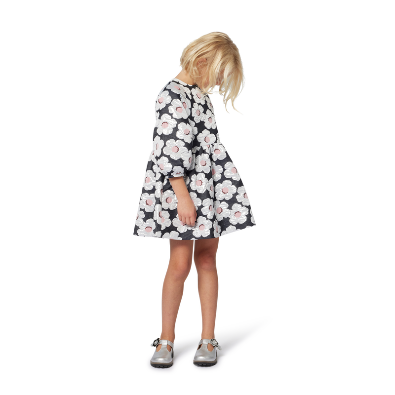 Lang&auml;rmeliges Kleid KENZO KIDS 
                        GIRL