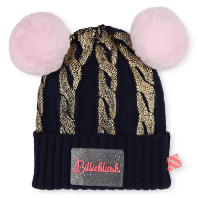 Strickm&uuml;tze mit 2 Bommeln BILLIEBLUSH GIRL