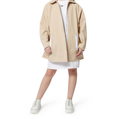 Baumwollkleid mit Pailletten DKNY GIRL
