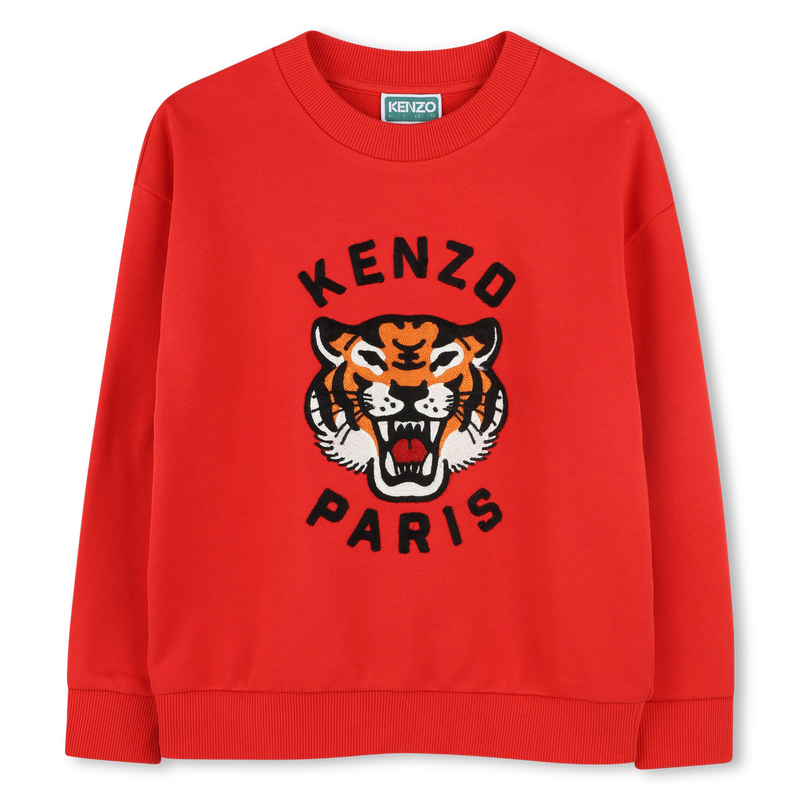 Sweatshirt mit Tiger-Stickerei KENZO KIDS 
                        BOY