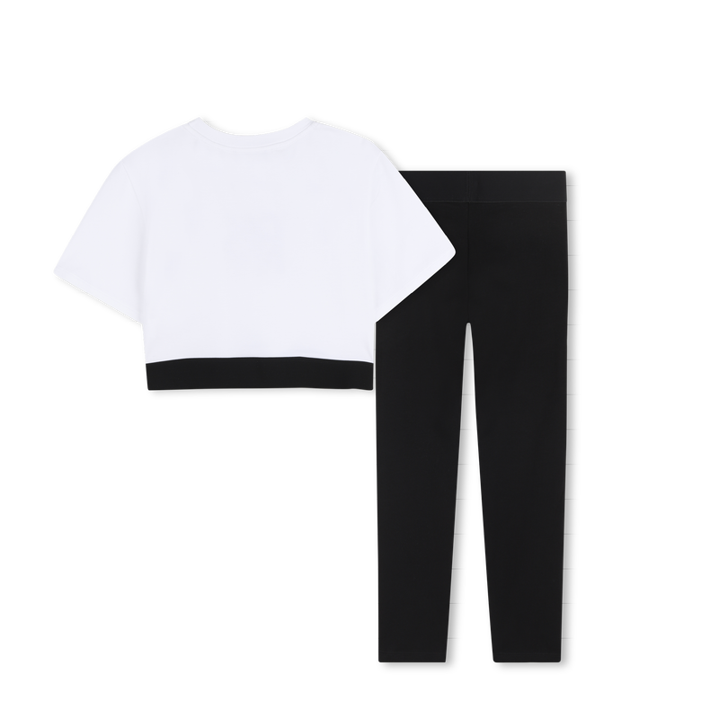 SET AUS T-SHIRT UND LEGGINGS DKNY 
                        GIRL