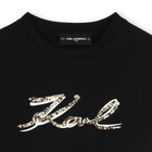 T-Shirt mit Pailletten KARL LAGERFELD KIDS 
                    GIRL