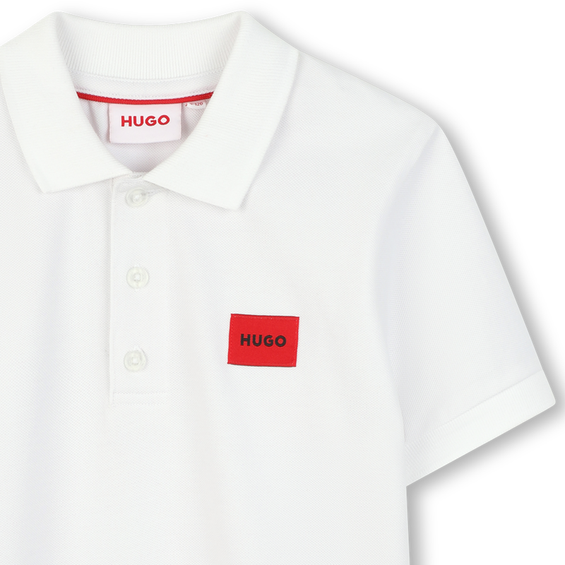 KURZ&Auml;RMELIGES POLOSHIRT HUGO 
                        BOY