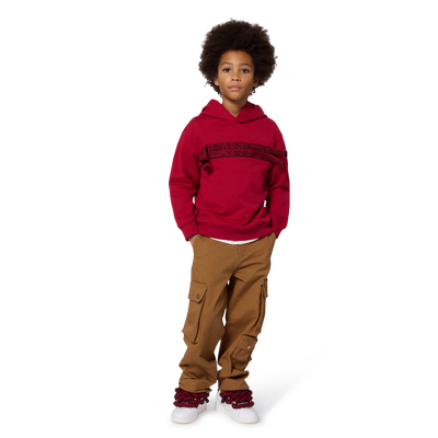 Bestickte bedruckte Hose mit PA-Logo LANVIN BOY