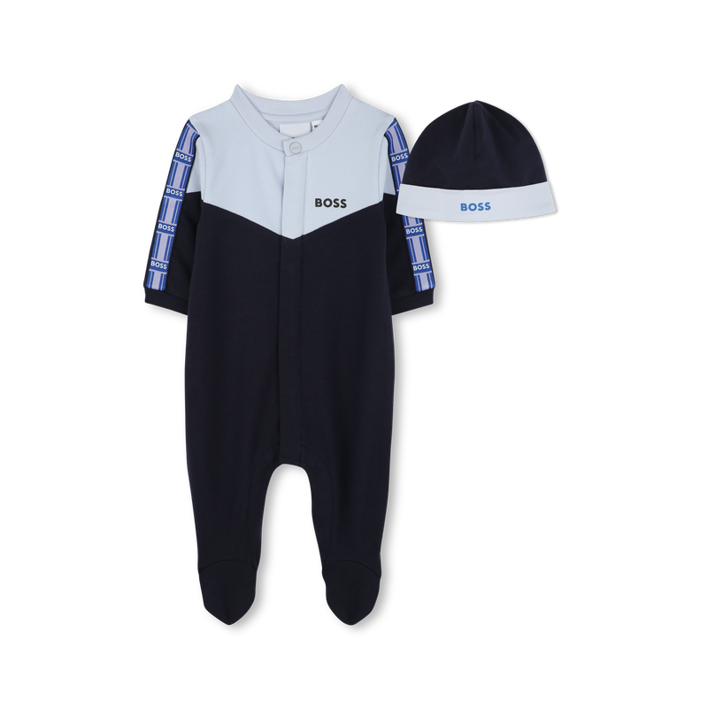 Molton-Pyjama und -M&uuml;tze BOSS 
                        BOY