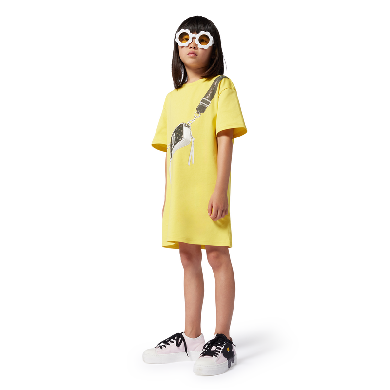 Gerades, kurzes Baumwoll-Kleid MARC JACOBS 
                        GIRL