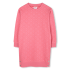Kleid aus geb&uuml;rstetem Fleece HUGO 
                    GIRL
