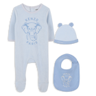 Pyjama + M&uuml;tze + L&auml;tzchen-Set KENZO KIDS 
                    UNISEX