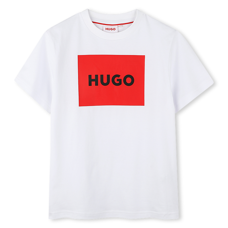 Kurzarm-T-Shirt aus Baumwolle HUGO 
                        BOY