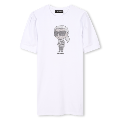 Kurz&auml;rmeliges Kleid KARL LAGERFELD KIDS GIRL