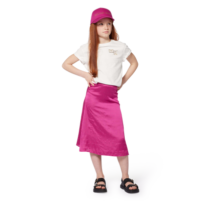 Kurz&auml;rmliges Baumwoll-T-Shirt MICHAEL KORS GIRL