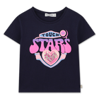 Kurz&auml;rmeliges t-shirt, MARINE, hi-res