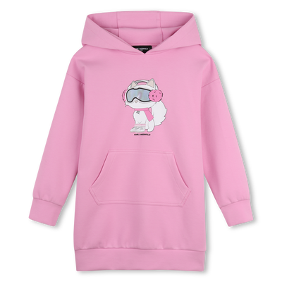 Kapuzenkleid KARL LAGERFELD KIDS GIRL