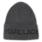 Strickm&uuml;tze + Halsw&auml;rmer Set KARL LAGERFELD KIDS 
                    BOY