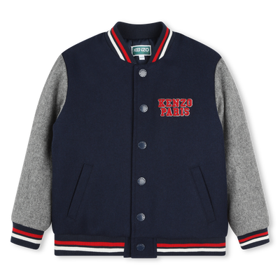Jacke aus Wollstoff KENZO KIDS BOY