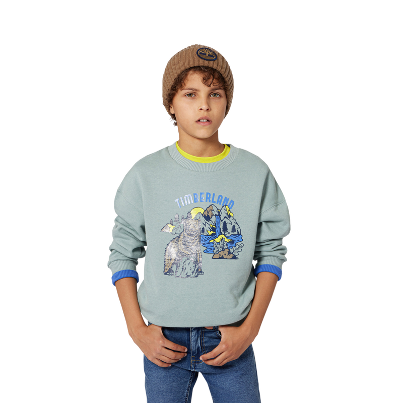 Gestrickte Mütze mit Logo TIMBERLAND 
                        BOY