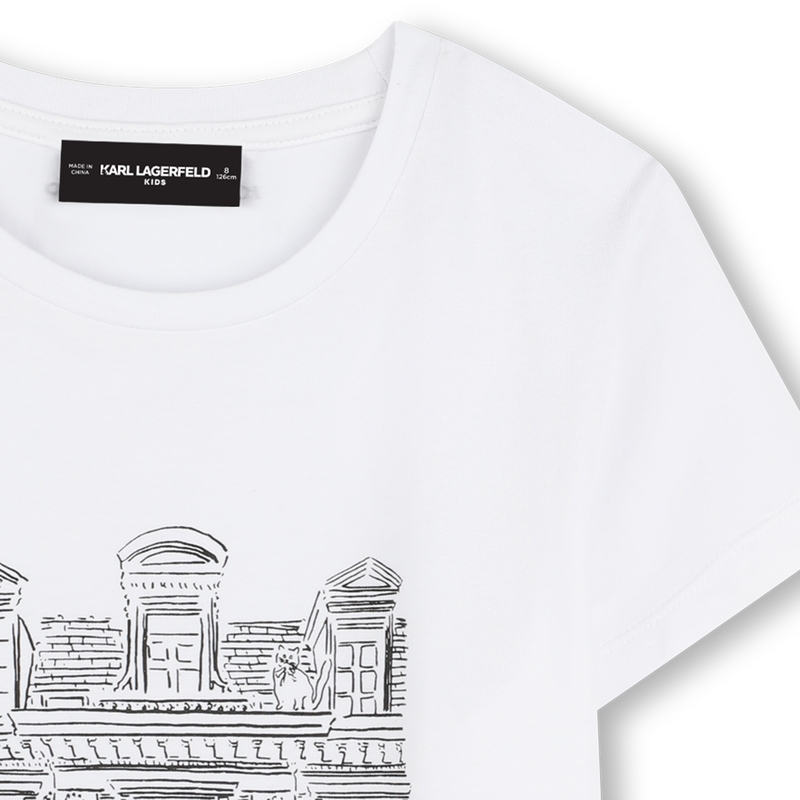 T-Shirt mit Druck KARL LAGERFELD KIDS 
                        GIRL