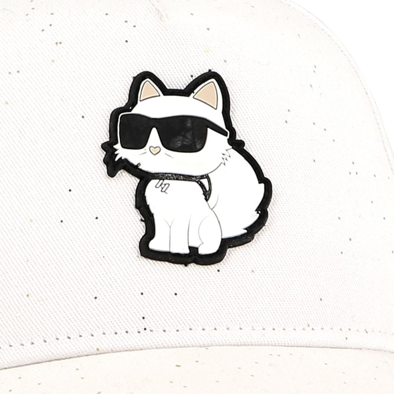 Verstellbares Baumwoll-Cap KARL LAGERFELD KIDS 
                        GIRL