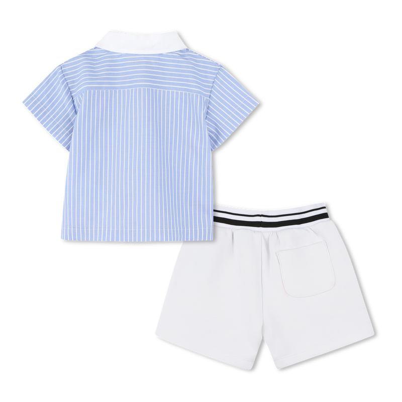 Set aus Hemd und Shorts KARL LAGERFELD KIDS 
                        BOY