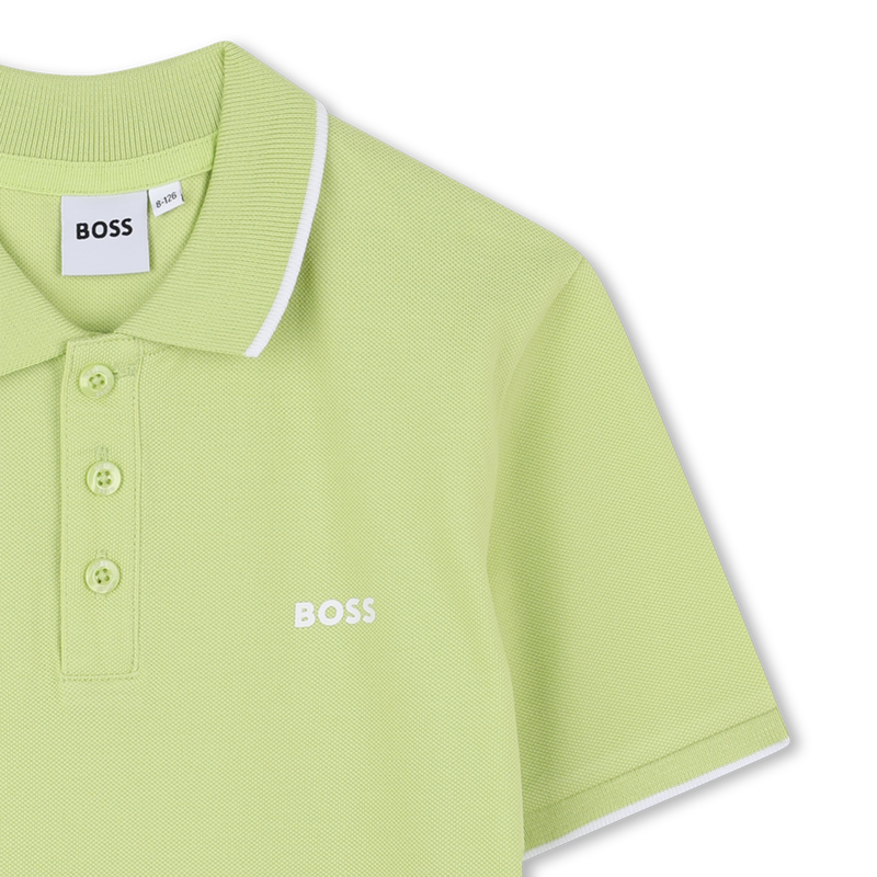 Poloshirt aus Pikee BOSS 
                        BOY