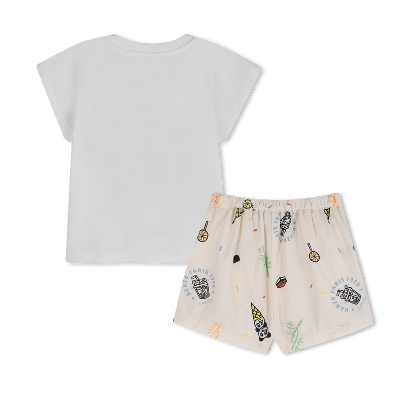 SET AUS T-SHIRT UND SHORTS KENZO KIDS 
                        BOY
