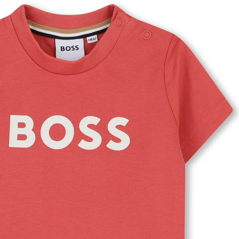 KURZ&Auml;RMELIGES T-SHIRT BOSS 
                        BOY