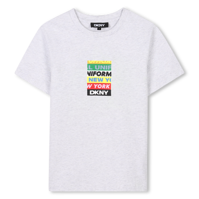 Kurzarm-T-Shirt aus Baumwolle DKNY BOY
