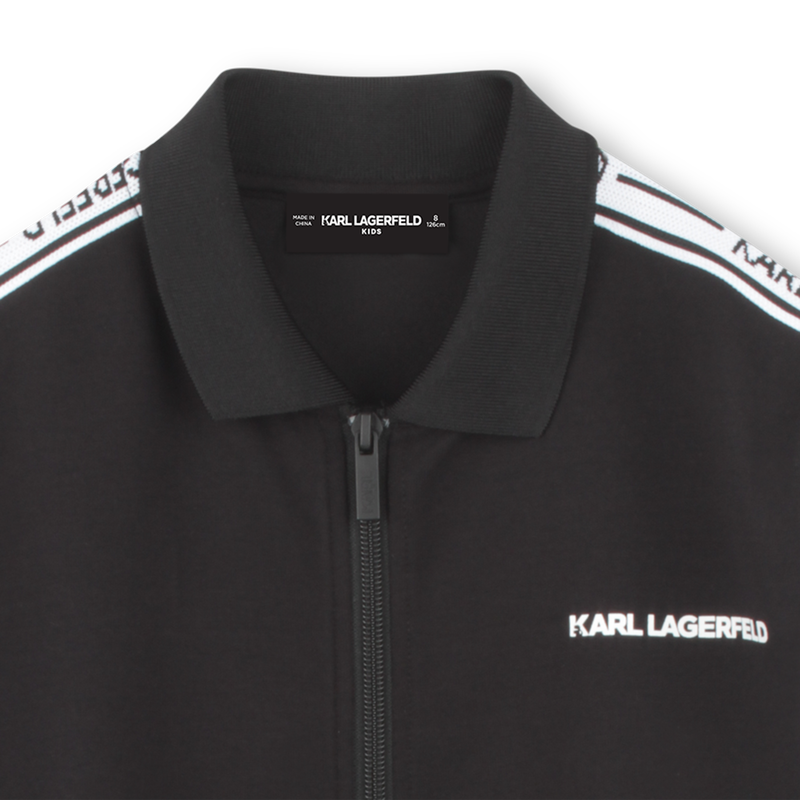 Sweatjacke mit Taschen KARL LAGERFELD KIDS 
                        BOY