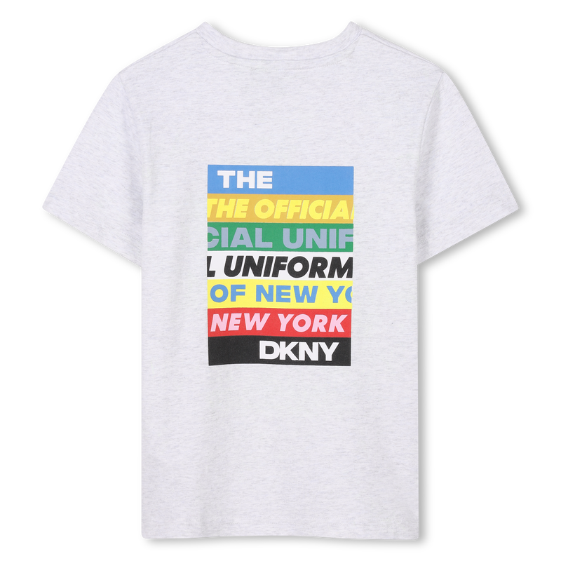 Kurzarm-T-Shirt aus Baumwolle DKNY 
                        BOY