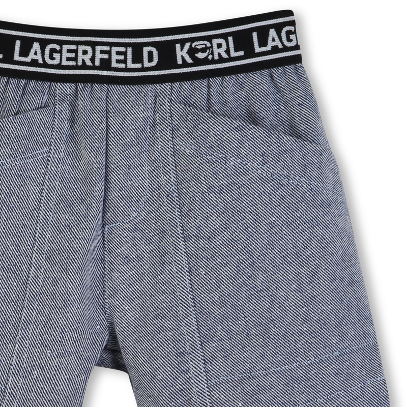 SET AUS T-SHIRT UND SHORTS KARL LAGERFELD KIDS 
                        BOY