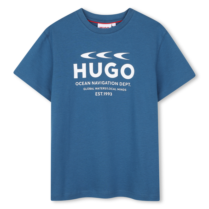 T-Shirt mit kurzen &Auml;rmeln HUGO 
                        BOY