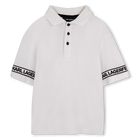 Kurz&auml;rmeliges poloshirt, WEISS, hi-res
