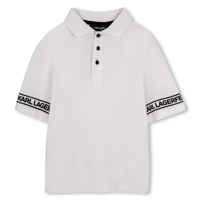 KURZ&Auml;RMELIGES POLOSHIRT KARL LAGERFELD KIDS BOY