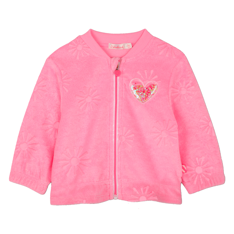 Sweatjacke aus Frottee BILLIEBLUSH 
                        GIRL