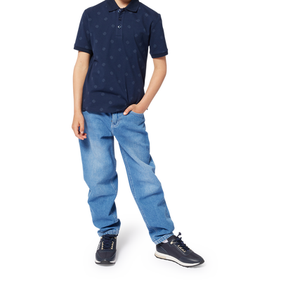 Gerades Poloshirt mit Print BOSS BOY