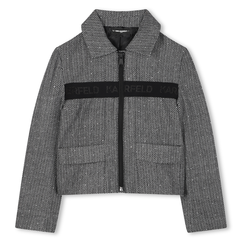 Jacke mit Strasssteinen KARL LAGERFELD KIDS 
                        GIRL