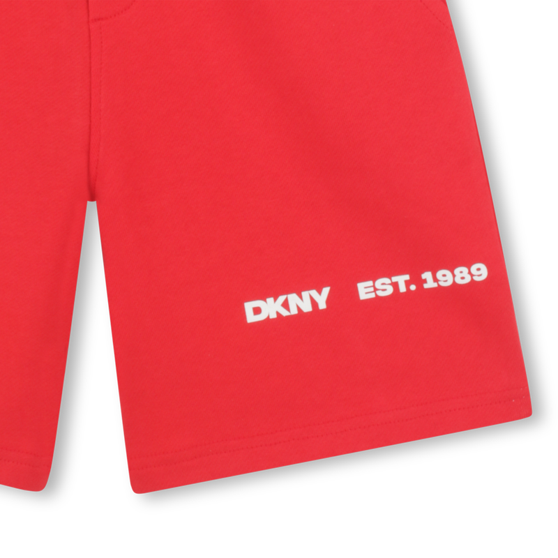 Bermudas aus Baumwollmolton DKNY 
                        BOY