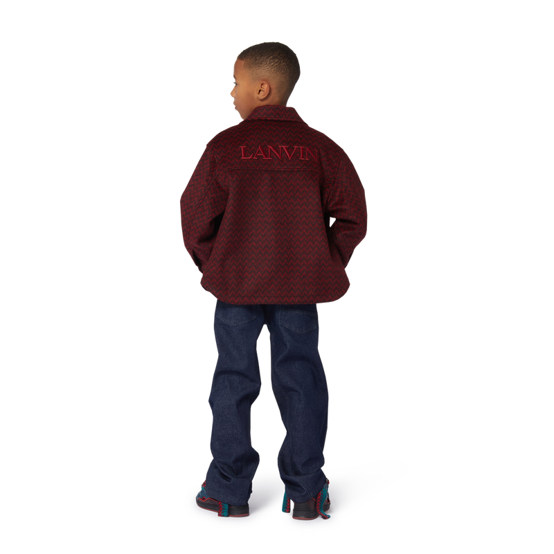 Fleecejacke mit Print LANVIN 
                        BOY