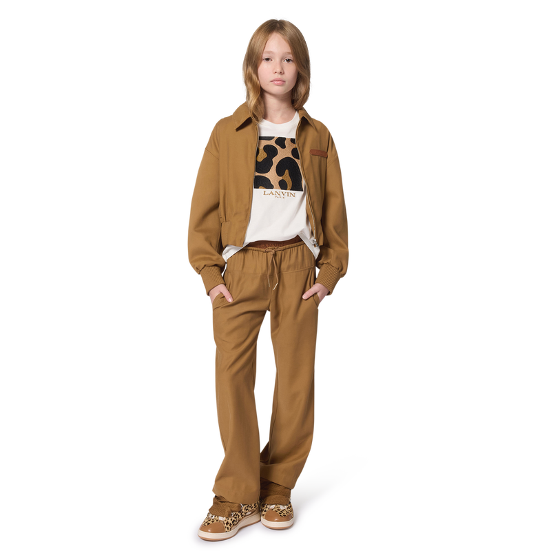 Kurz&auml;rmeliges bedrucktes T-Shirt LANVIN 
                        GIRL