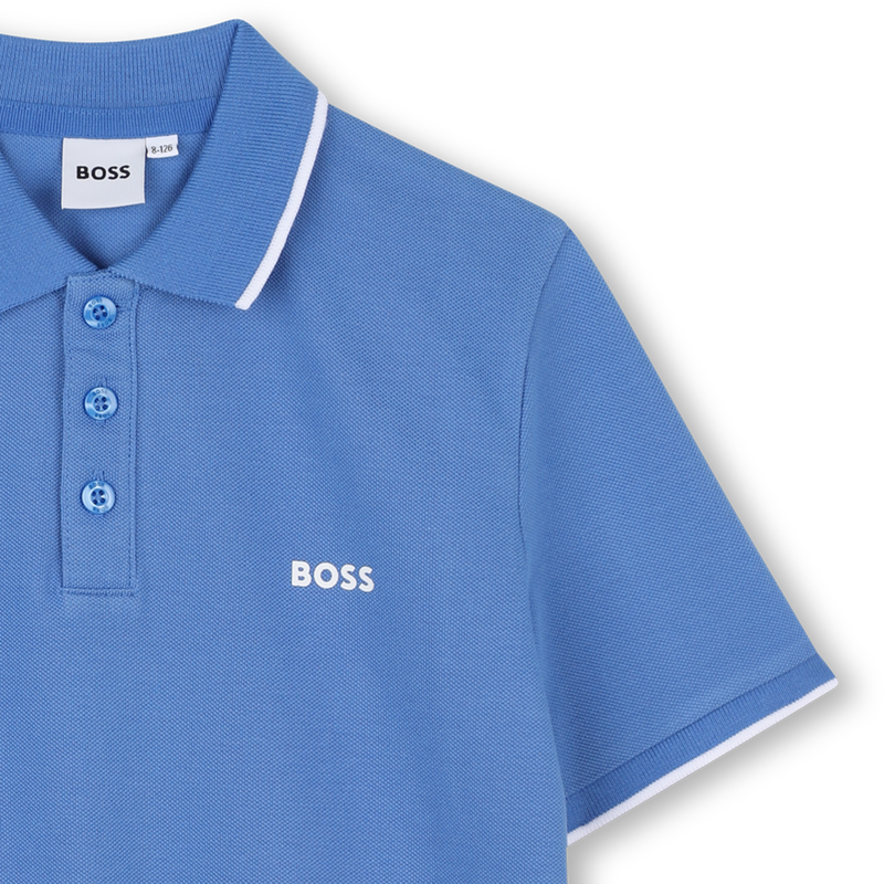 Poloshirt aus Pikee BOSS 
                        BOY