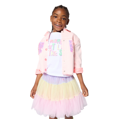 PETTICOAT AUS TÜLL MIT PAILLETTEN BILLIEBLUSH GIRL